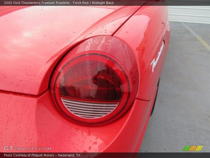 Torch Red / Midnight Black 2002 Ford Thunderbird Premium Roadster