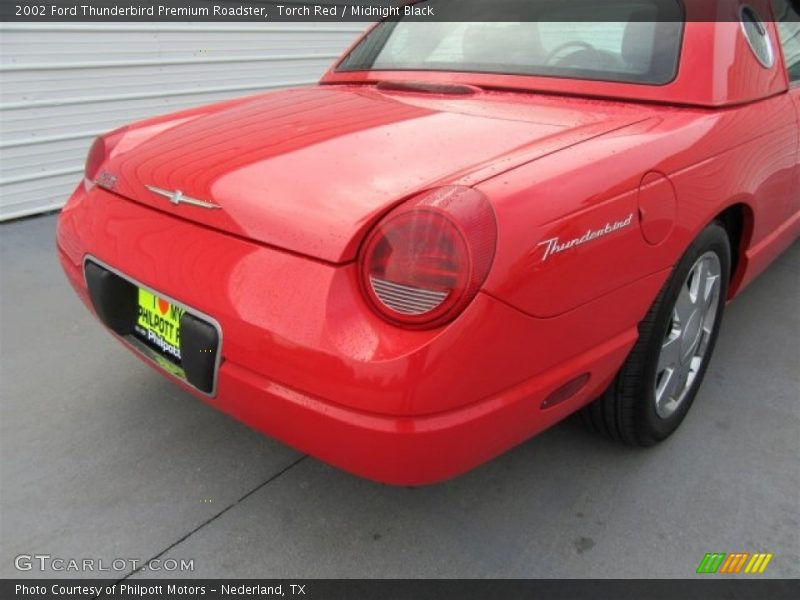 Torch Red / Midnight Black 2002 Ford Thunderbird Premium Roadster