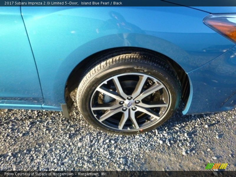 Island Blue Pearl / Black 2017 Subaru Impreza 2.0i Limited 5-Door