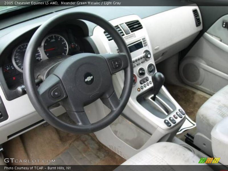 Meander Green Metallic / Light Gray 2005 Chevrolet Equinox LS AWD