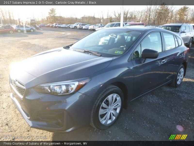 Carbide Gray Metallic / Black 2017 Subaru Impreza 2.0i 5-Door