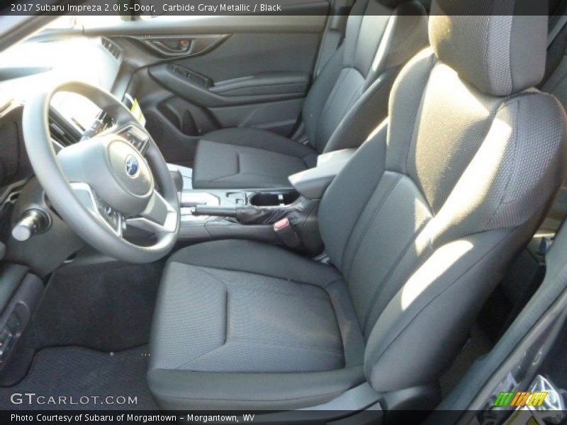 Carbide Gray Metallic / Black 2017 Subaru Impreza 2.0i 5-Door