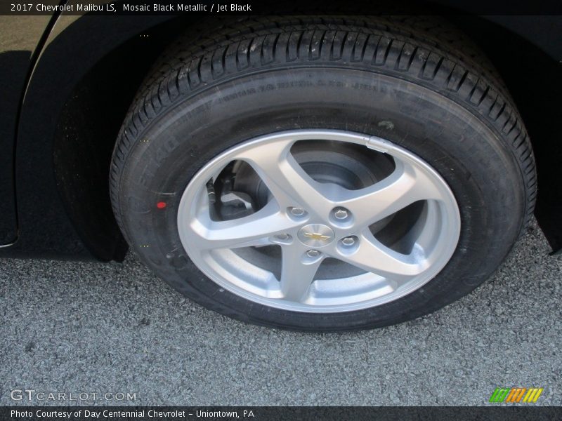 Mosaic Black Metallic / Jet Black 2017 Chevrolet Malibu LS