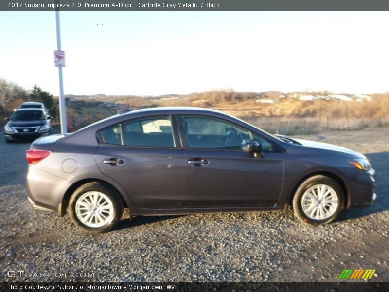 Carbide Gray Metallic / Black 2017 Subaru Impreza 2.0i Premium 4-Door