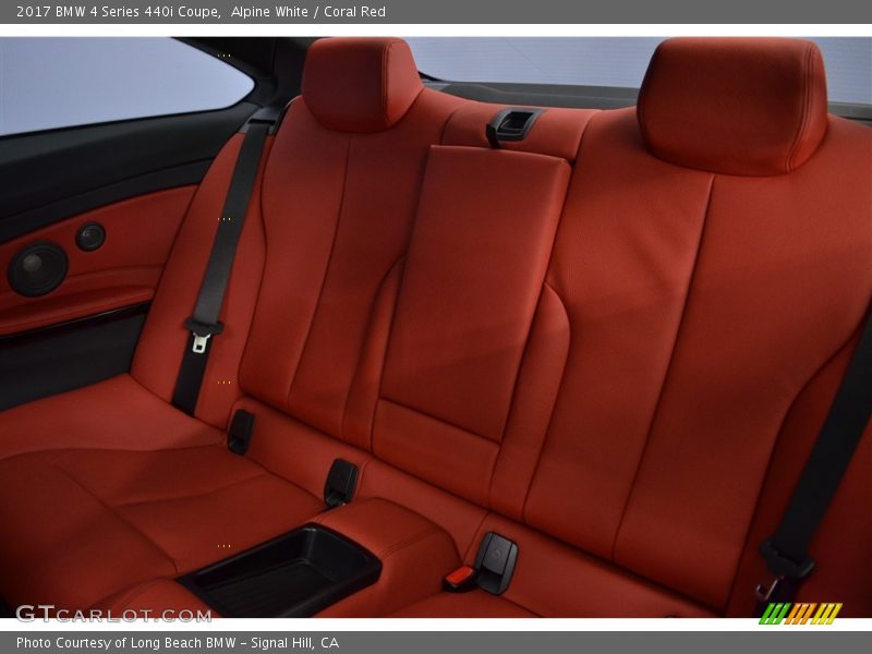 Alpine White / Coral Red 2017 BMW 4 Series 440i Coupe