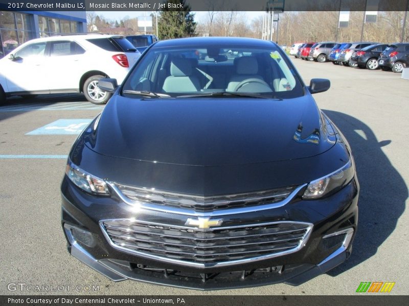 Mosaic Black Metallic / Jet Black 2017 Chevrolet Malibu LS