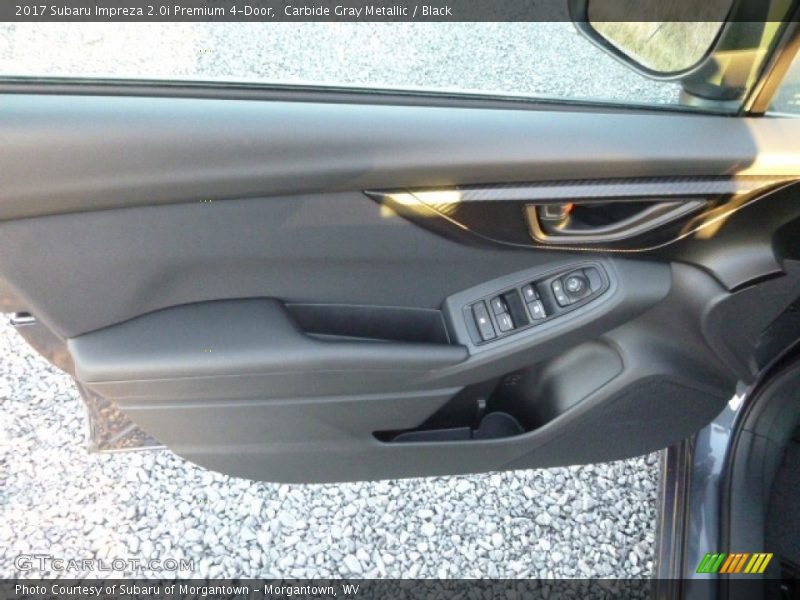 Carbide Gray Metallic / Black 2017 Subaru Impreza 2.0i Premium 4-Door