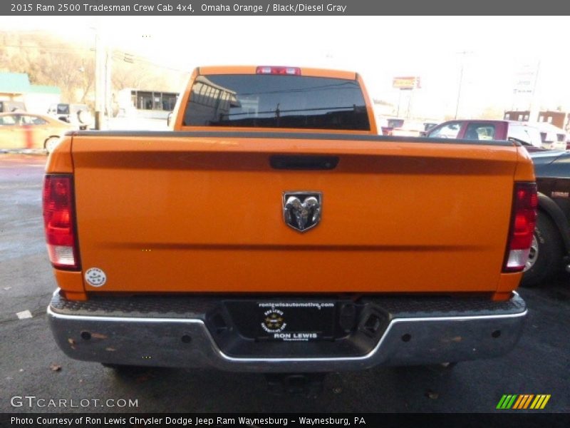 Omaha Orange / Black/Diesel Gray 2015 Ram 2500 Tradesman Crew Cab 4x4