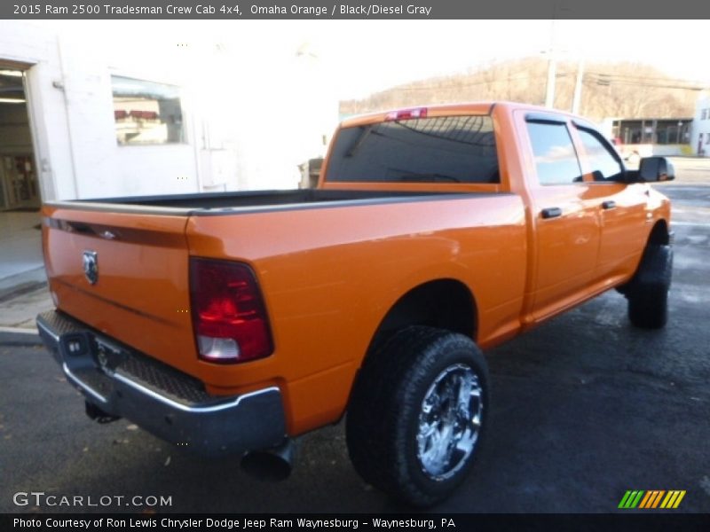 Omaha Orange / Black/Diesel Gray 2015 Ram 2500 Tradesman Crew Cab 4x4