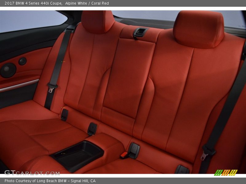 Alpine White / Coral Red 2017 BMW 4 Series 440i Coupe