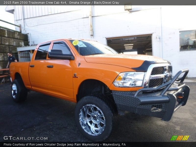 Omaha Orange / Black/Diesel Gray 2015 Ram 2500 Tradesman Crew Cab 4x4