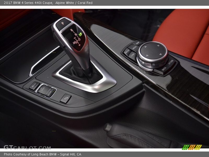 Alpine White / Coral Red 2017 BMW 4 Series 440i Coupe