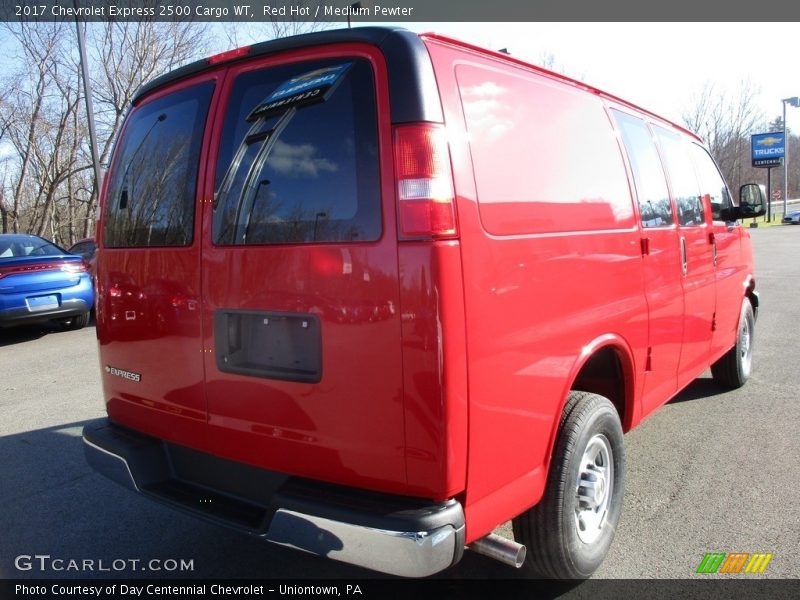 Red Hot / Medium Pewter 2017 Chevrolet Express 2500 Cargo WT