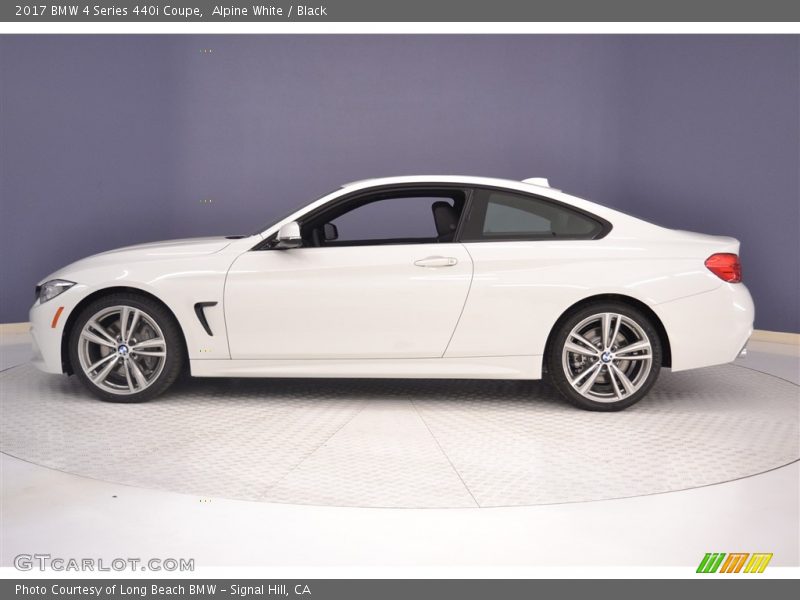 Alpine White / Black 2017 BMW 4 Series 440i Coupe