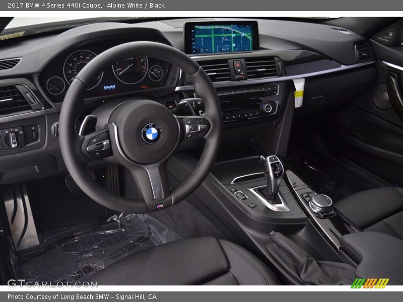 Alpine White / Black 2017 BMW 4 Series 440i Coupe