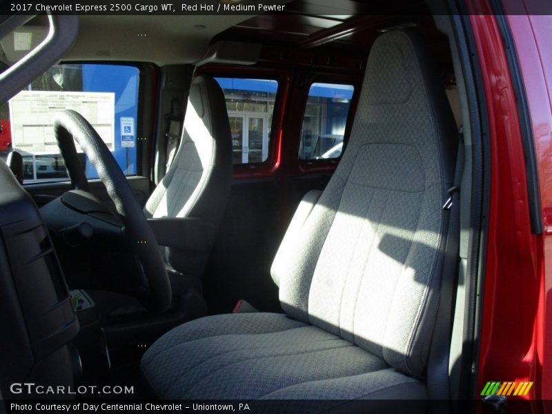 Red Hot / Medium Pewter 2017 Chevrolet Express 2500 Cargo WT