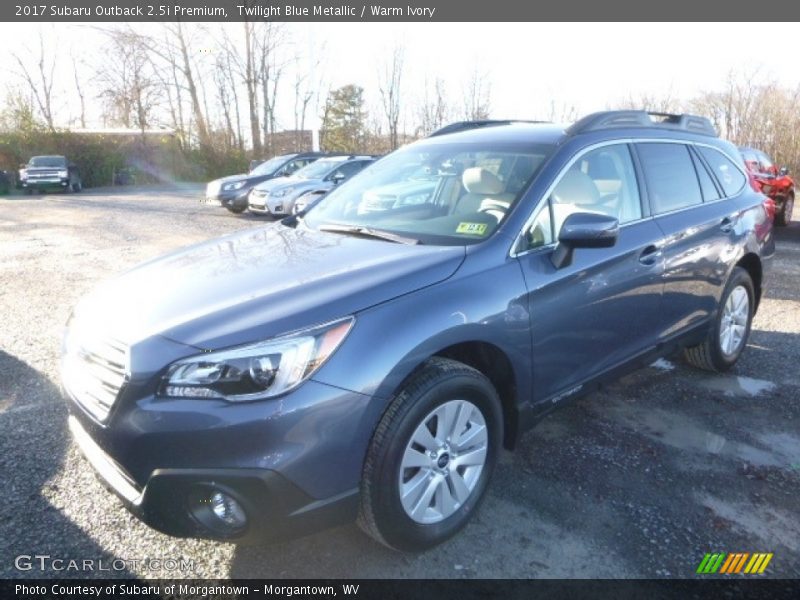 Twilight Blue Metallic / Warm Ivory 2017 Subaru Outback 2.5i Premium