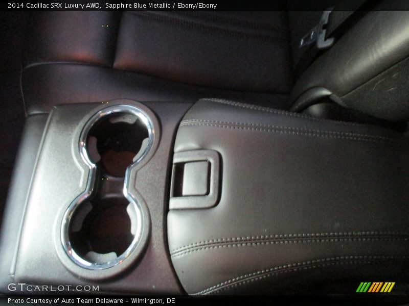 Sapphire Blue Metallic / Ebony/Ebony 2014 Cadillac SRX Luxury AWD