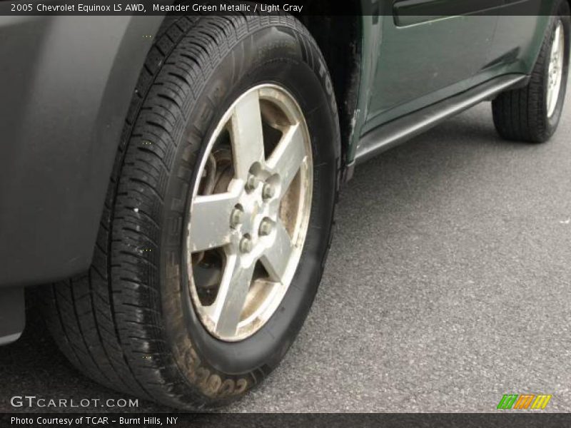 Meander Green Metallic / Light Gray 2005 Chevrolet Equinox LS AWD
