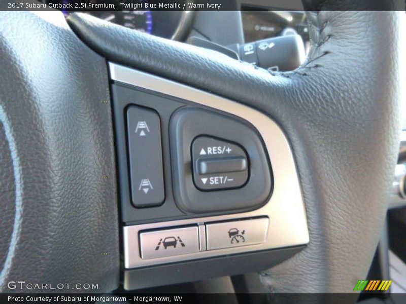 Twilight Blue Metallic / Warm Ivory 2017 Subaru Outback 2.5i Premium