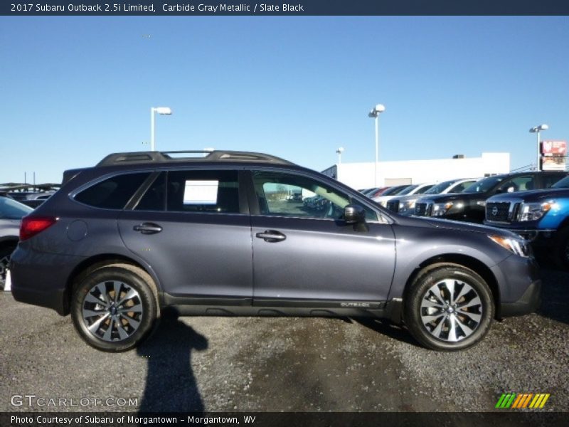 Carbide Gray Metallic / Slate Black 2017 Subaru Outback 2.5i Limited
