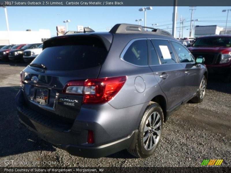 Carbide Gray Metallic / Slate Black 2017 Subaru Outback 2.5i Limited