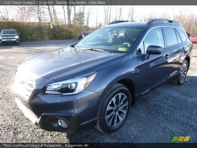 Carbide Gray Metallic / Slate Black 2017 Subaru Outback 2.5i Limited