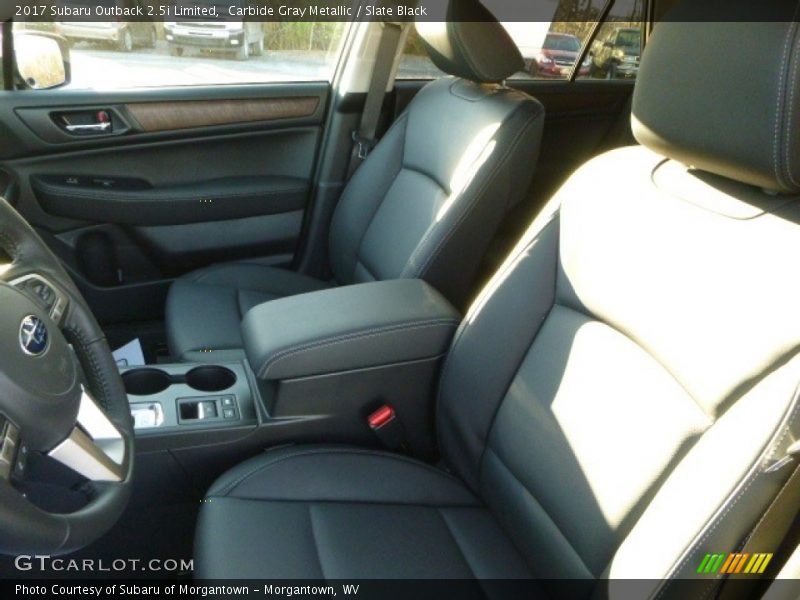 Carbide Gray Metallic / Slate Black 2017 Subaru Outback 2.5i Limited
