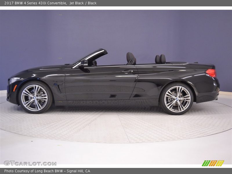 Jet Black / Black 2017 BMW 4 Series 430i Convertible