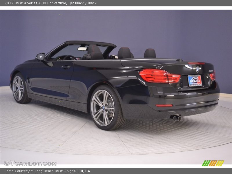 Jet Black / Black 2017 BMW 4 Series 430i Convertible