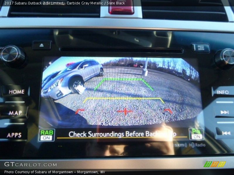 Carbide Gray Metallic / Slate Black 2017 Subaru Outback 2.5i Limited