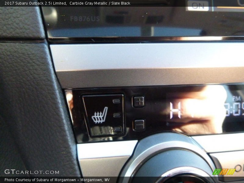 Carbide Gray Metallic / Slate Black 2017 Subaru Outback 2.5i Limited