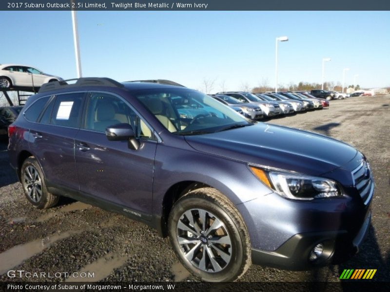 Twilight Blue Metallic / Warm Ivory 2017 Subaru Outback 2.5i Limited