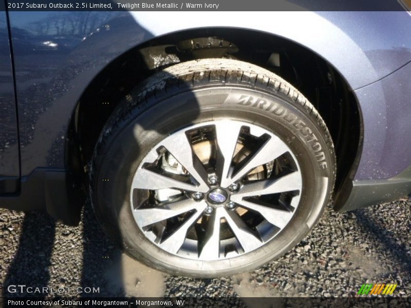 Twilight Blue Metallic / Warm Ivory 2017 Subaru Outback 2.5i Limited