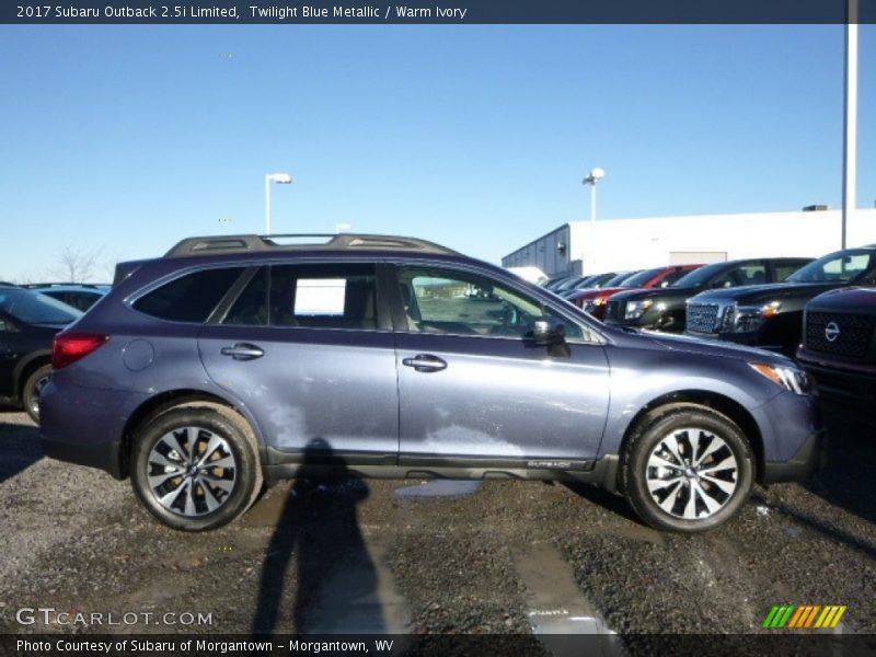 Twilight Blue Metallic / Warm Ivory 2017 Subaru Outback 2.5i Limited