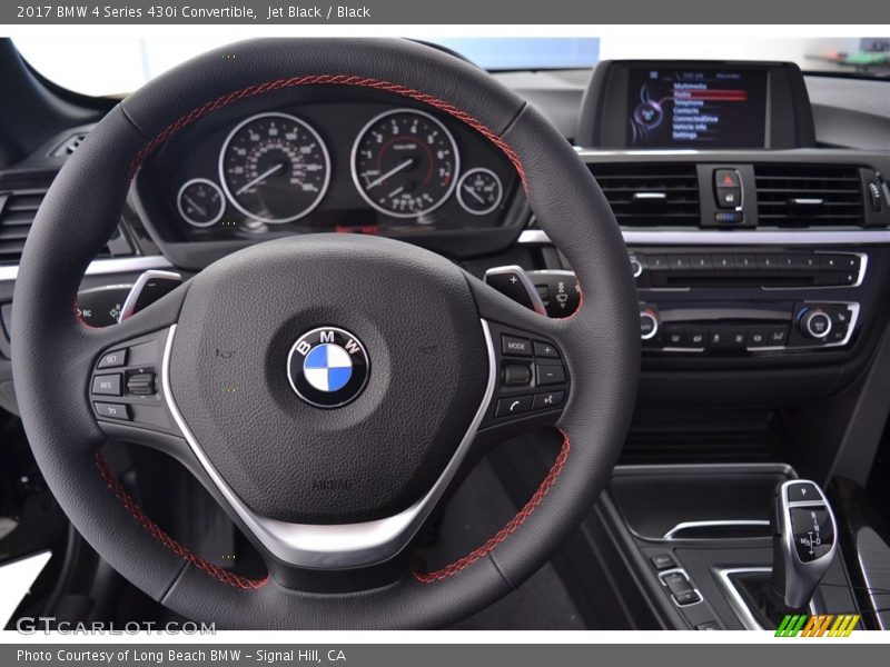 Jet Black / Black 2017 BMW 4 Series 430i Convertible