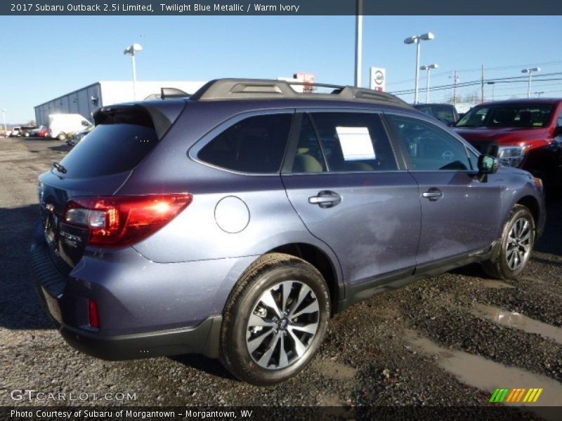 Twilight Blue Metallic / Warm Ivory 2017 Subaru Outback 2.5i Limited