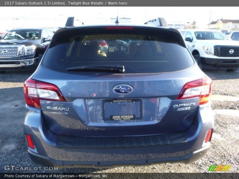 Twilight Blue Metallic / Warm Ivory 2017 Subaru Outback 2.5i Limited