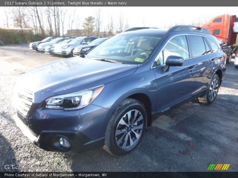 Twilight Blue Metallic / Warm Ivory 2017 Subaru Outback 2.5i Limited