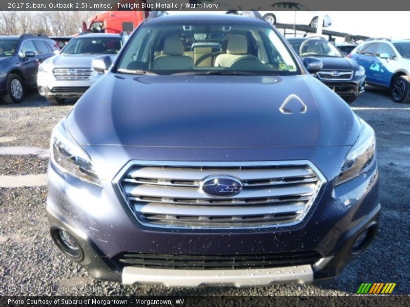 Twilight Blue Metallic / Warm Ivory 2017 Subaru Outback 2.5i Limited