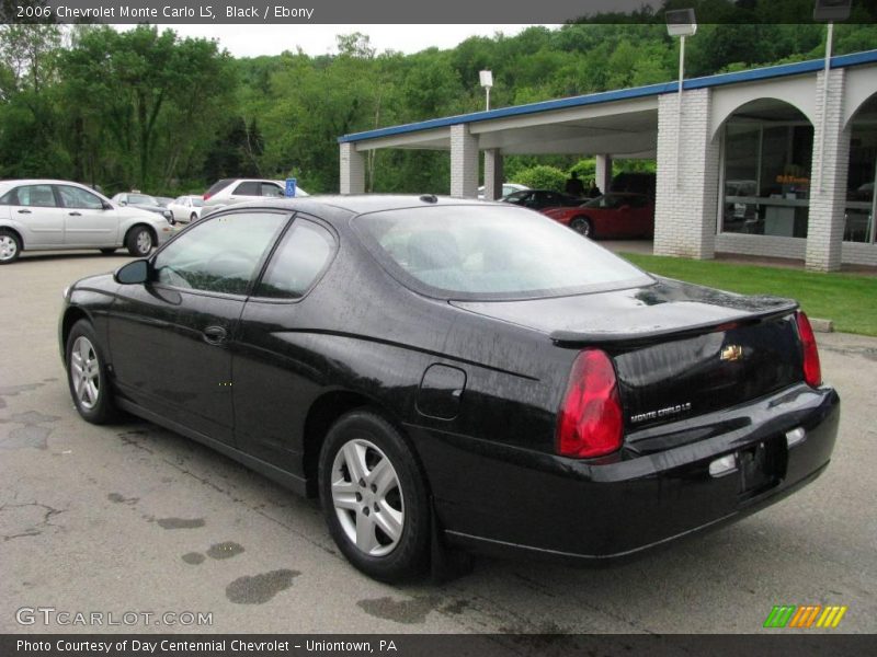 Black / Ebony 2006 Chevrolet Monte Carlo LS