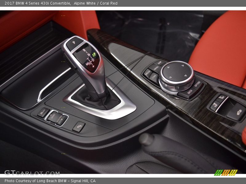 Alpine White / Coral Red 2017 BMW 4 Series 430i Convertible