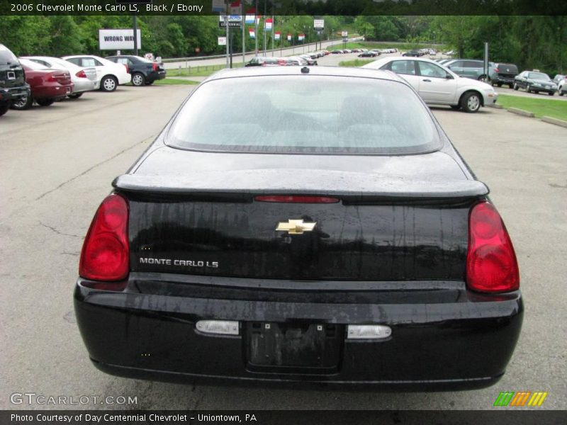 Black / Ebony 2006 Chevrolet Monte Carlo LS