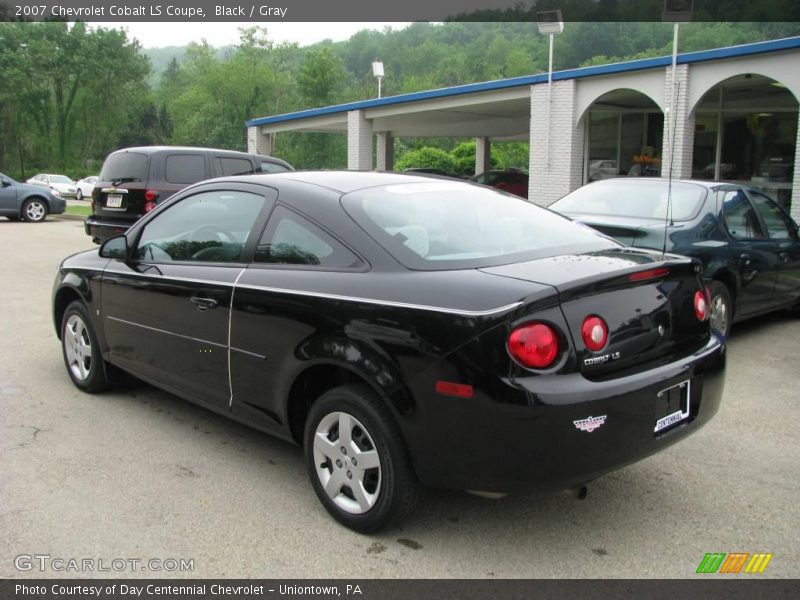 Black / Gray 2007 Chevrolet Cobalt LS Coupe