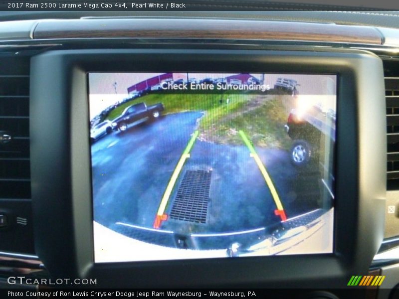 Pearl White / Black 2017 Ram 2500 Laramie Mega Cab 4x4