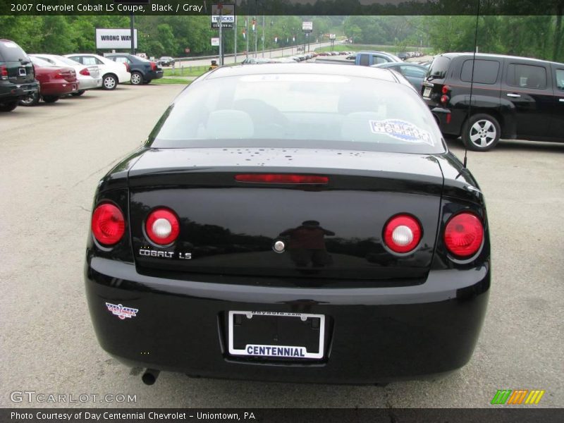 Black / Gray 2007 Chevrolet Cobalt LS Coupe