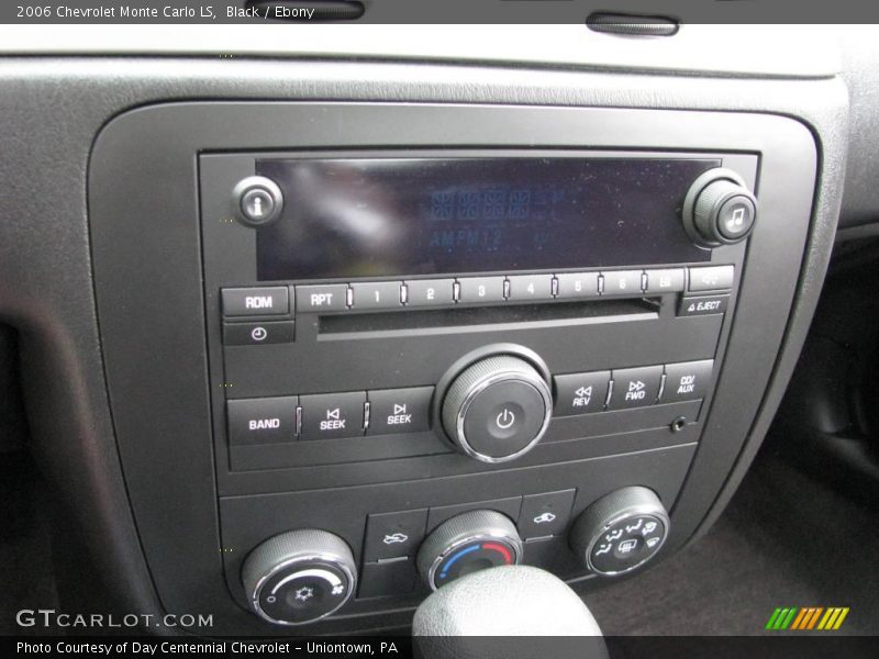 Black / Ebony 2006 Chevrolet Monte Carlo LS