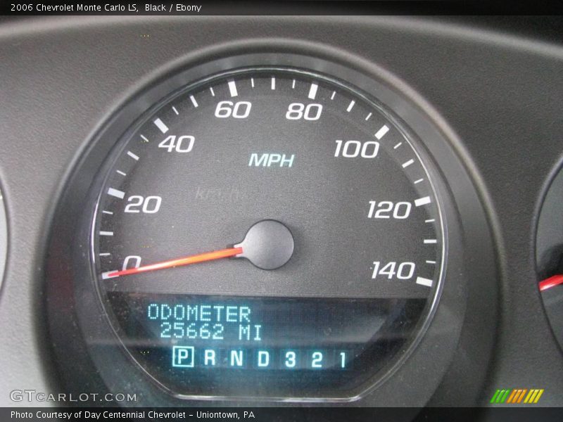 Black / Ebony 2006 Chevrolet Monte Carlo LS