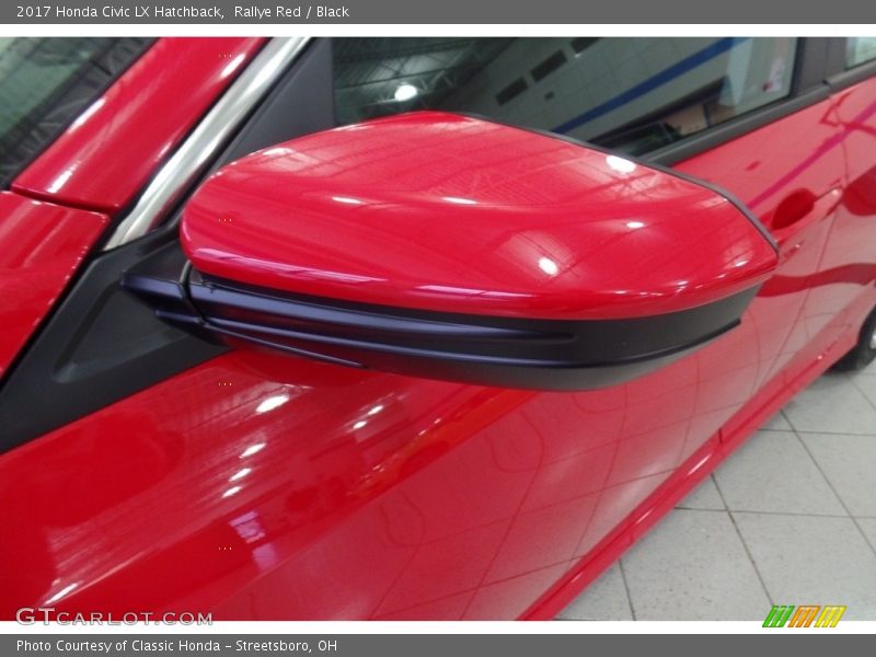 Rallye Red / Black 2017 Honda Civic LX Hatchback