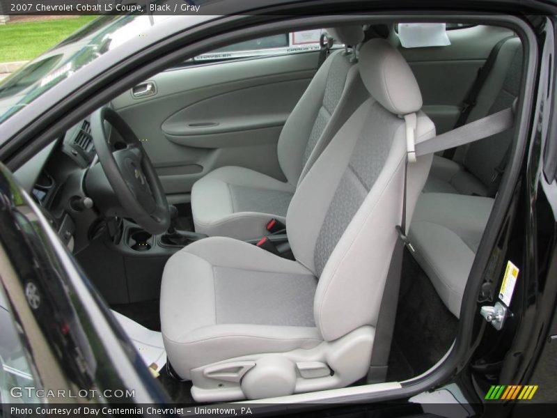 Black / Gray 2007 Chevrolet Cobalt LS Coupe